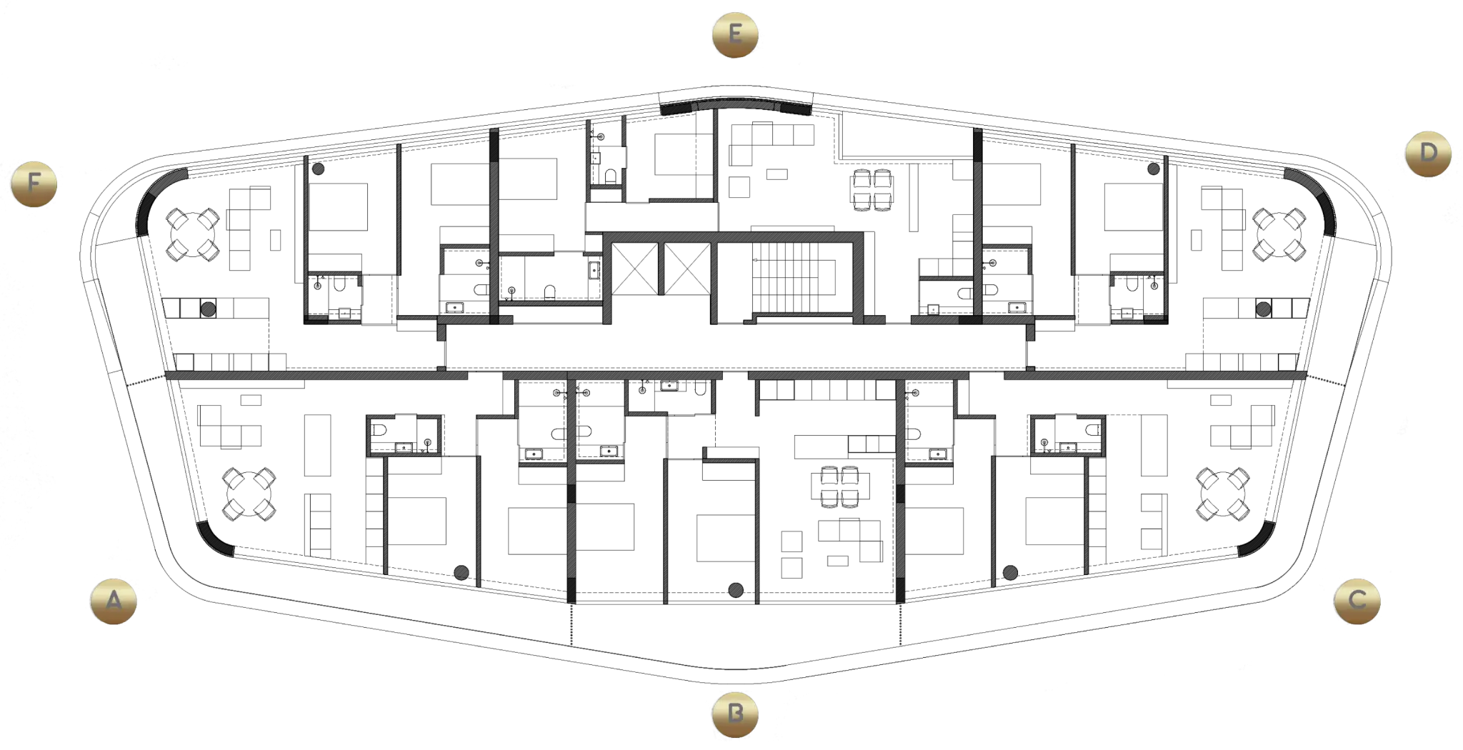 Floor Plans of All apartments in The Empire Floor Plans of All apartments in The Empire